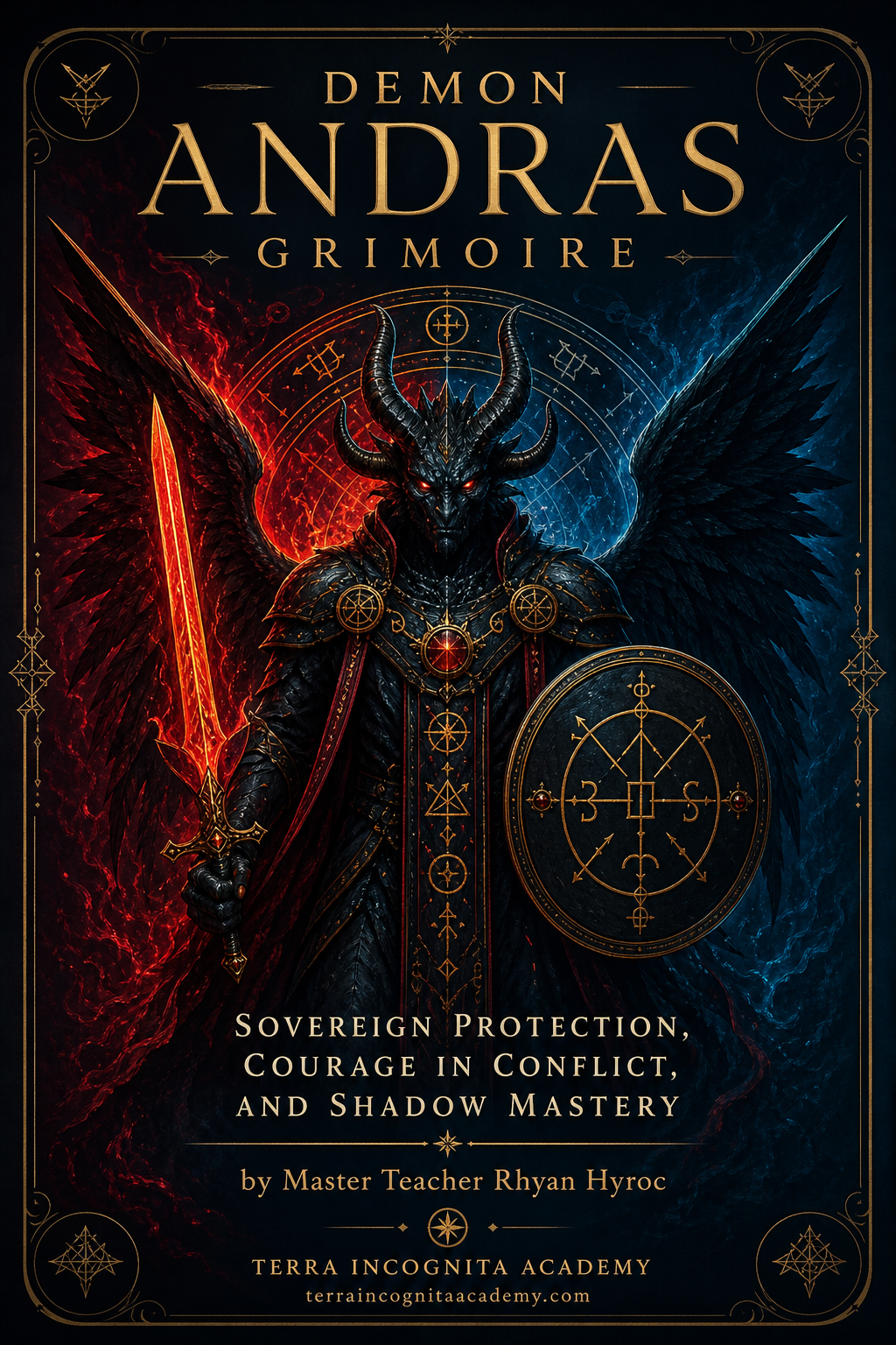Demon Andras Grimoire — Sovereign Protection, Courage in Conflict, and Shadow Mastery