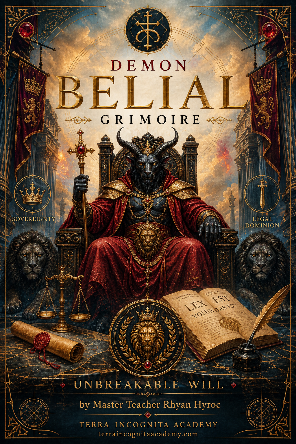Demon Belial Grimoire — Sovereignty, Legal Dominion, Unbreakable Will