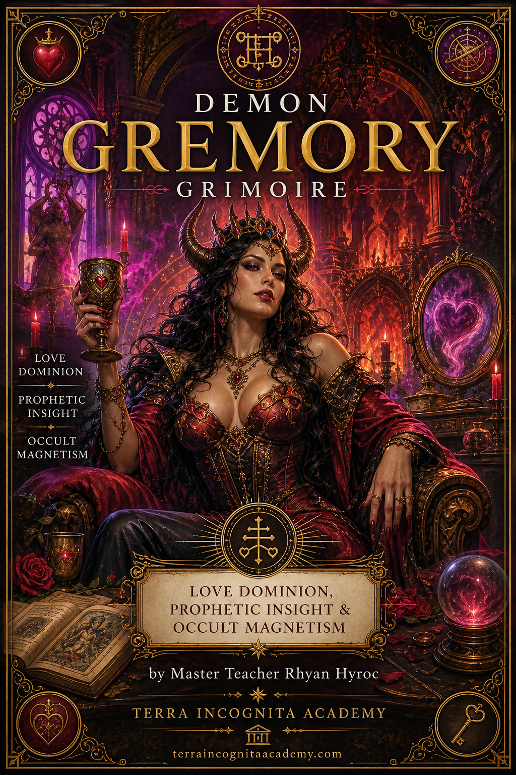 Demon Gremory Grimoire — Love Dominion, Prophetic Insight & Occult Magnetism