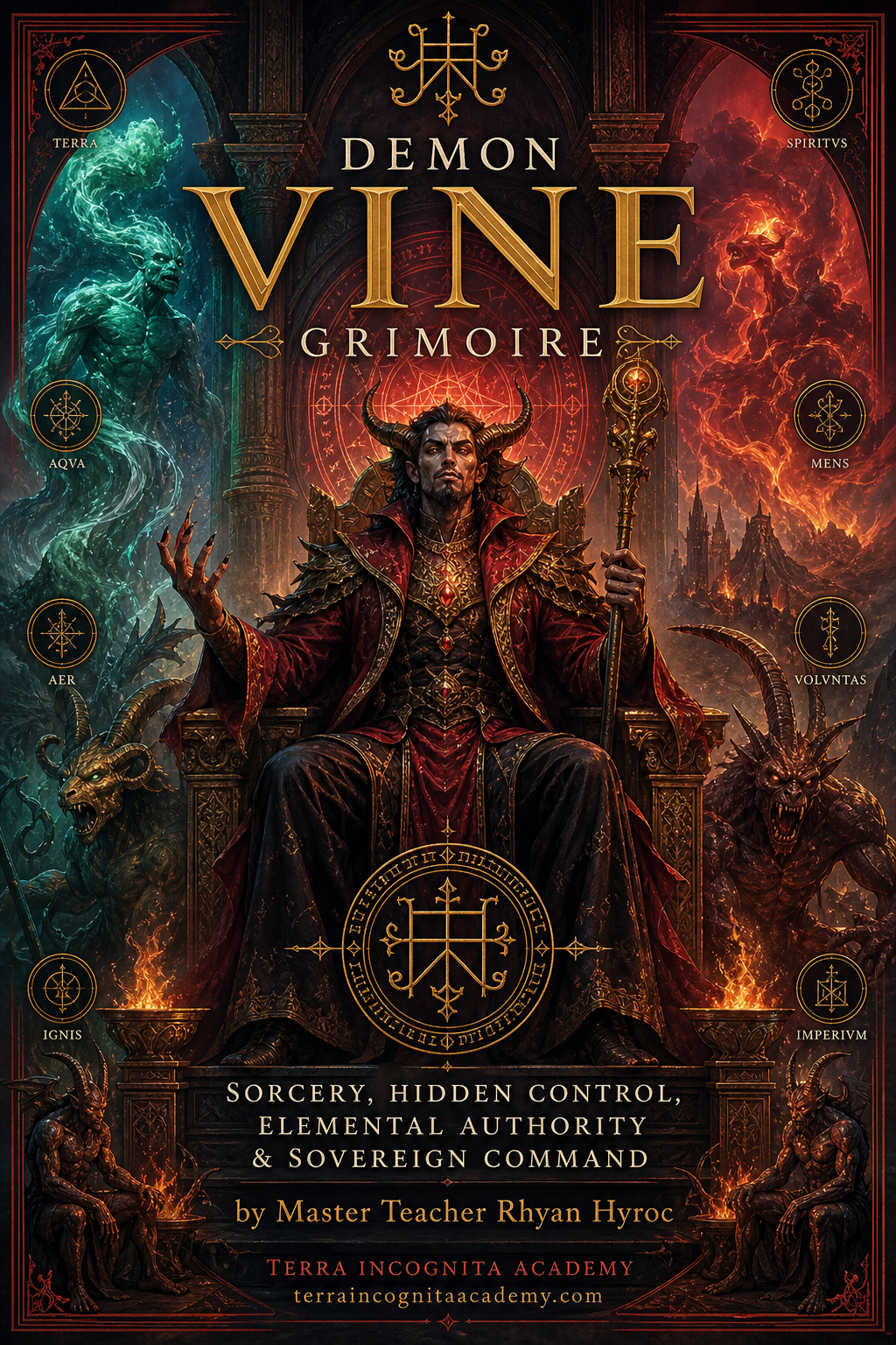Demon Vine Grimoire – Sorcery, Hidden Control, Elemental Authority & Sovereign Command