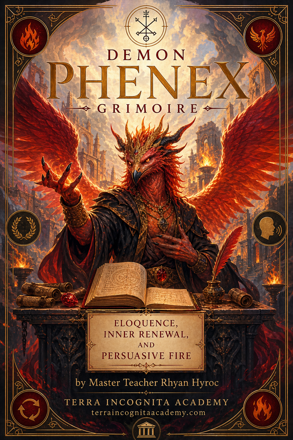 Phenex Grimoire: The Demon of Eloquence, Inner Renewal, and Persuasive Fire