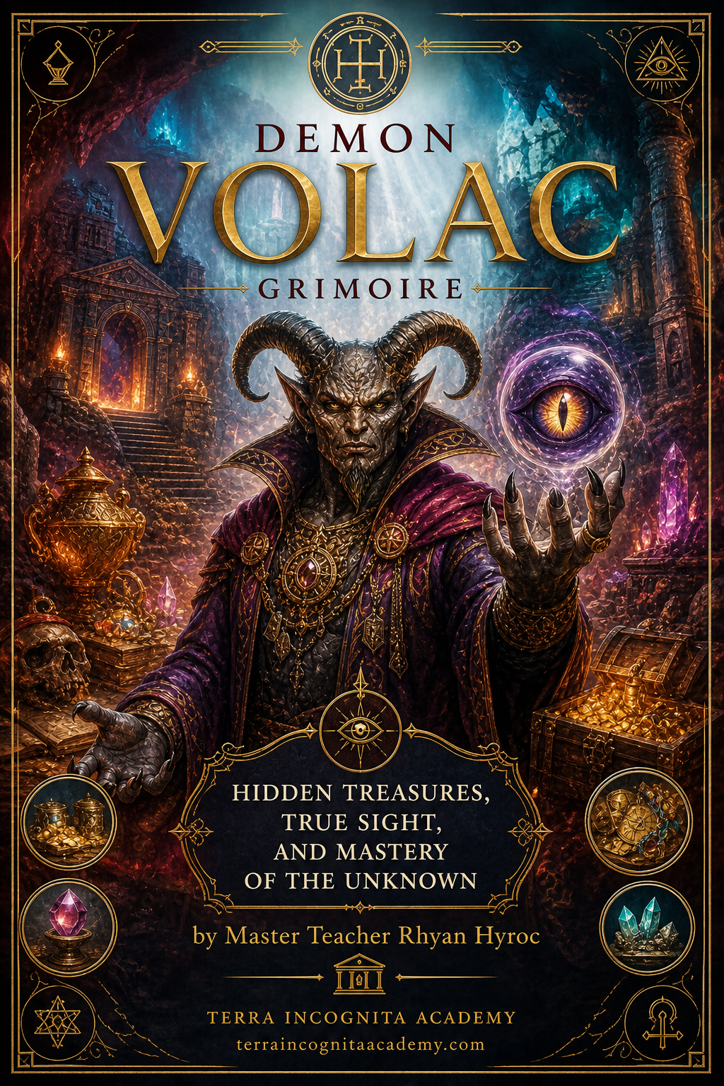 Volac Grimoire: The Demon of Hidden Treasures, True Sight, and Mastery of the Unknown