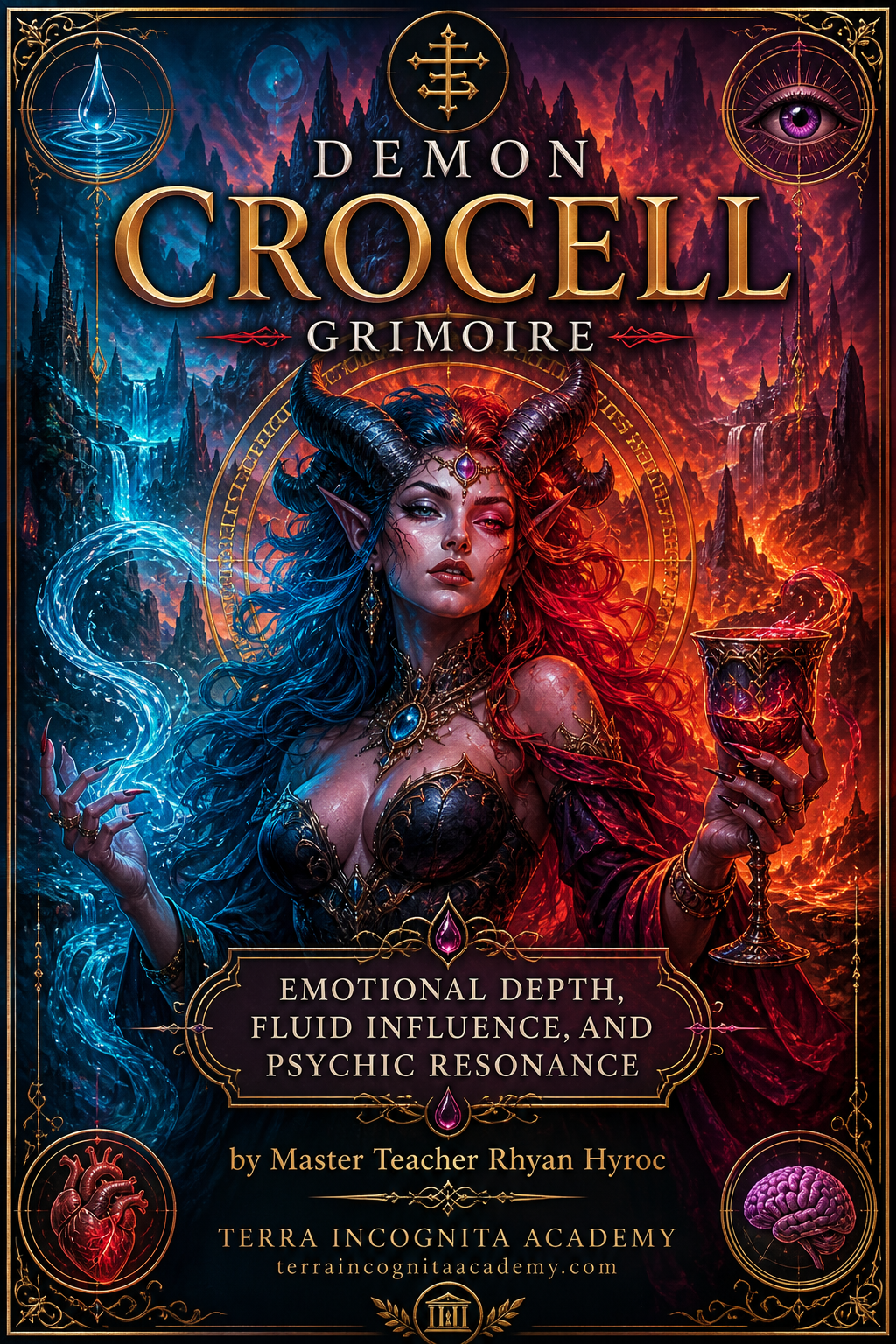 Crocell Grimoire: The Demon of Emotional Depth, Fluid Influence, and Psychic Resonance