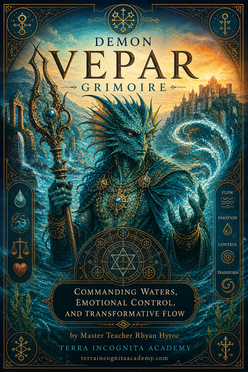 Vepar Grimoire: The Demon of Commanding Waters, Emotional Control, and Transformative Flow