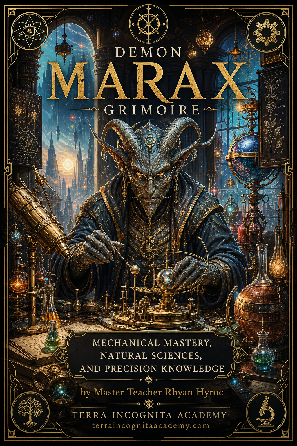 Marax Grimoire: The Demon of Mechanical Mastery, Natural Sciences, and Precision Knowledge