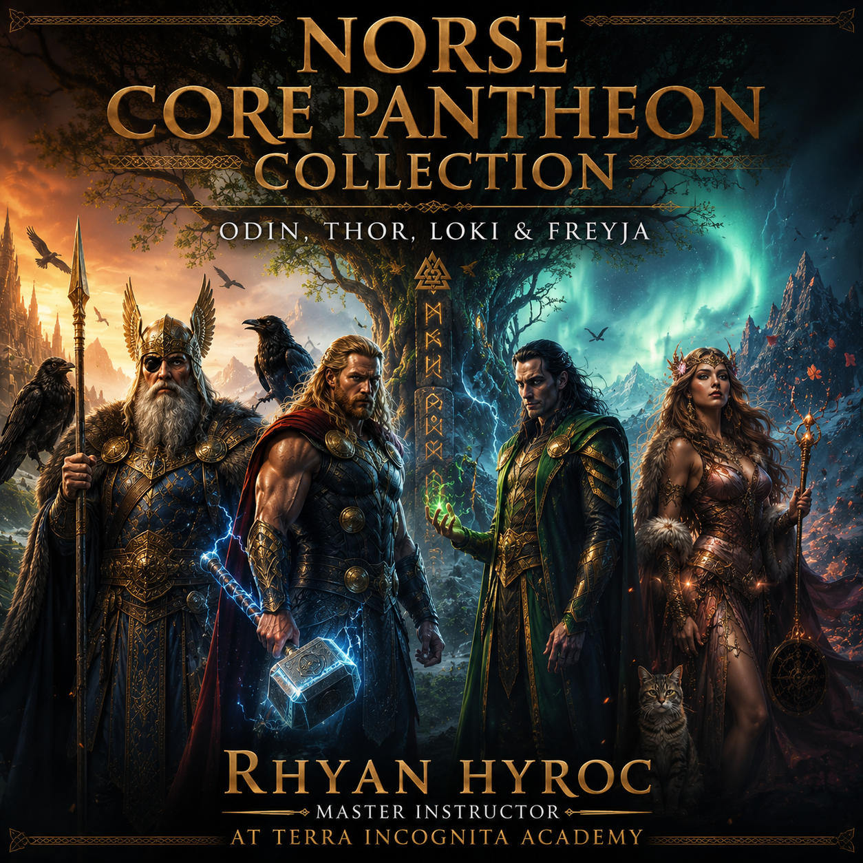 Norse Core Pantheon Collection Odin, Thor, Loki & Freyja